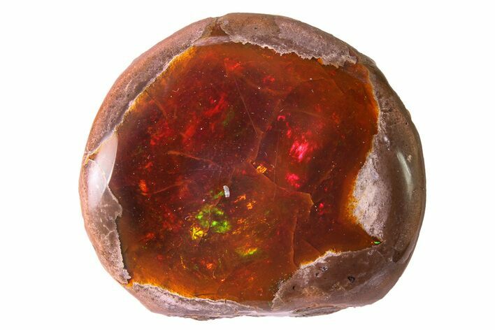 Polished Ethiopian Chocolate Opal Nodule - Yita Ridge #316185